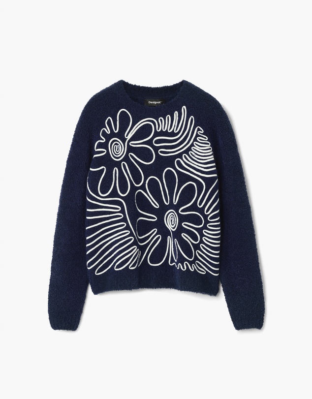 Desigual - Floral print sweater