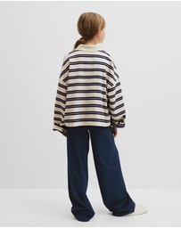 Country Road - Teen Organically Grown Cotton Long Sleeve Stripe Rugby Top