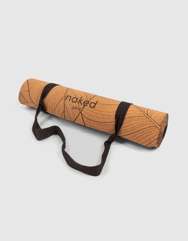 Naked Soul - Jungle Leaves Cork Yoga Mat