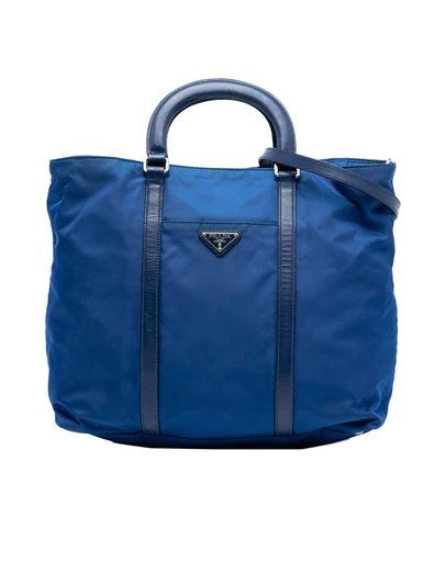 Pre-Loved by Azura Reborn - Pre-Loved Vitello Trimmed Tessuto Satchel
