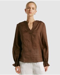 FRIEND of AUDREY - Oia Ramie Top