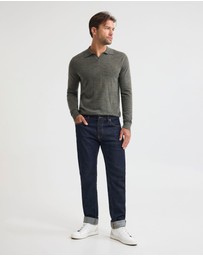 Oxford - Blair Polo Collar Merino Knit