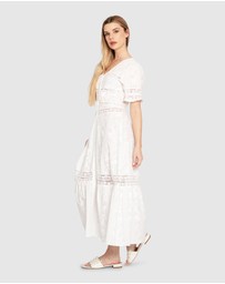 Belle & Bloom - Summer Breeze Lace Midi Dress