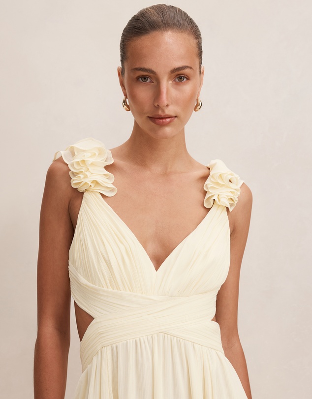 Forever New - Selena Ruffle Shoulder Maxi Dress