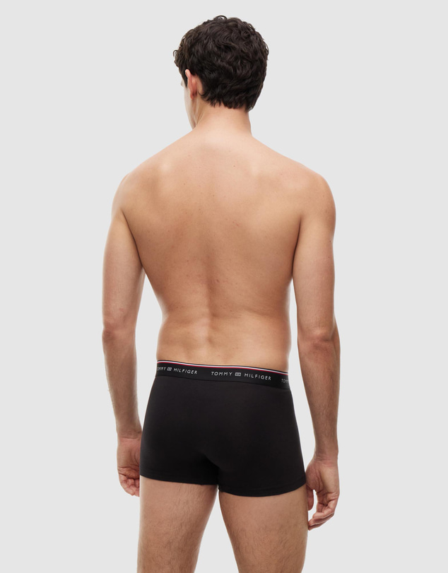 Tommy Hilfiger - 3-Pack Global Stripe Logo Waistband Trunks