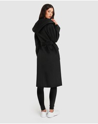 Belle & Bloom - Runaway Wool Blend Robe Coat
