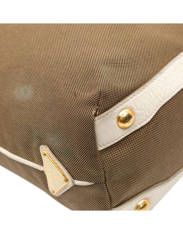Pre-Loved by Azura Reborn - Pre-Loved Canvas Canapa Logo Shoulder Bag