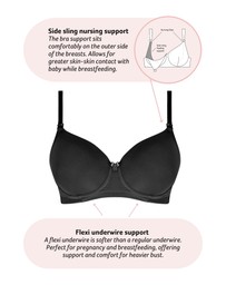 Hotmilk Maternity Lingerie - Forever Yours T-Shirt Nursing Bra - Flexiwire