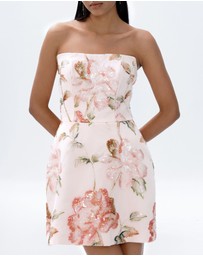 JUSTIN TONG - Ellaire Beaded Mini Dress