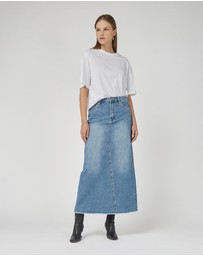 DRICOPER DENIM - Livia Long Denim Skirt