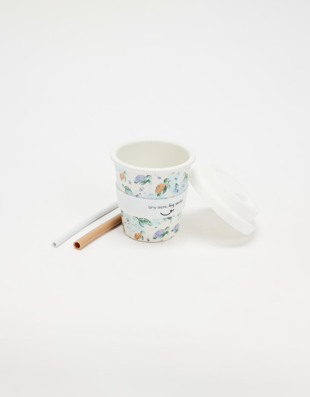 itti bitti - Reusable Baby Cino Cup with 2 Straws - Crush