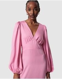& Other Stories - V-Neck Midi Dress