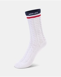 Lorna Jane - LJ Cable Knit Scrunch Socks