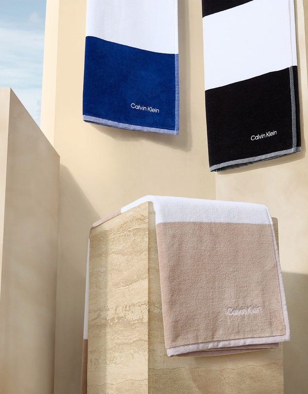 Calvin Klein Home - CK Poolside Velour Beach Towel