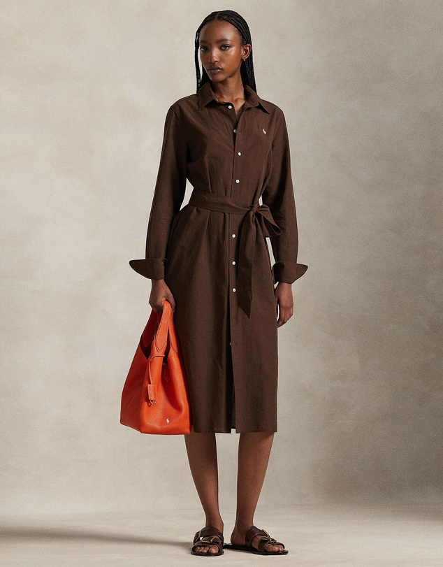 Polo Ralph Lauren - Cotton-Linen Belted Shirtdress