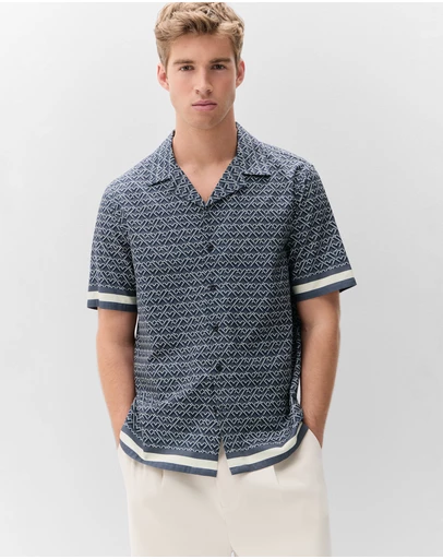 UNISON - Noosa Geo Relaxed Fit Shirt