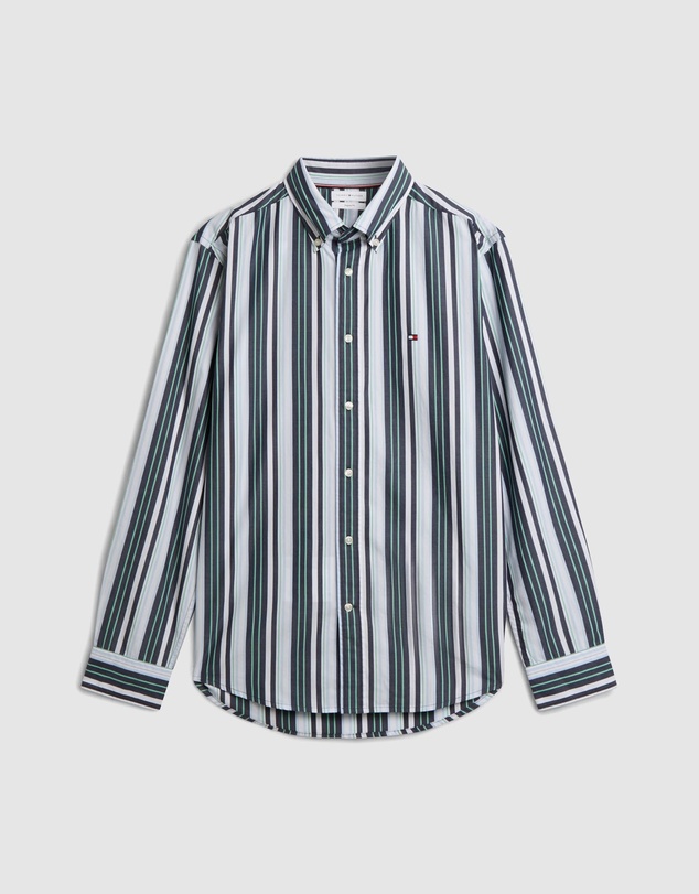 Tommy Hilfiger - Cotton Poplin Striped Shirt