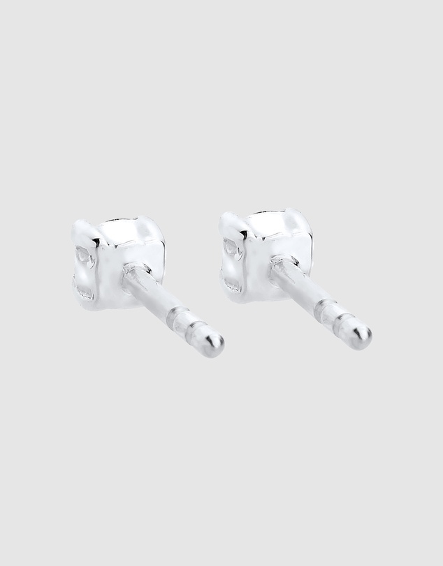 Elli Jewelry - Crystal Stud Earrings in 925 Silver