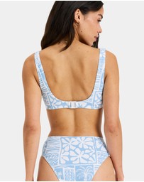 Roxy - Womens Flowers Wave D Cup Bikini Top
