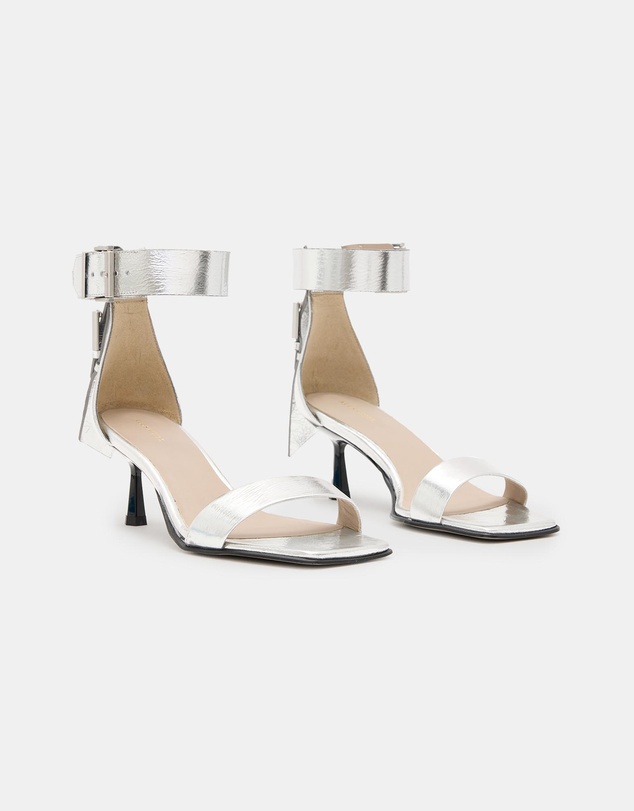 AllSaints - Noir Low Sandals