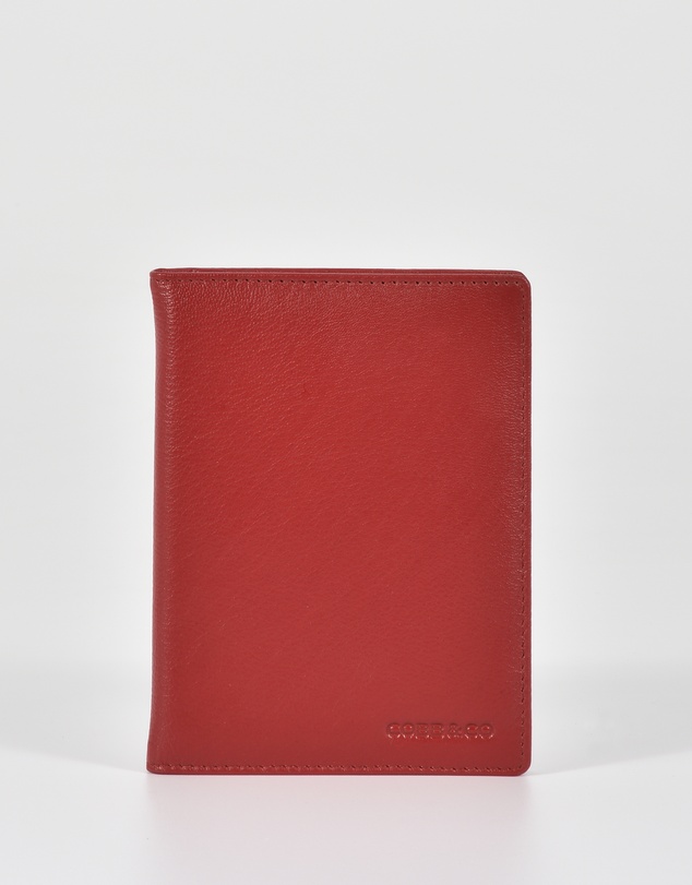 Cobb & Co - Davey Leather RFID Passport Card Holder