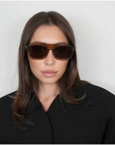 Soda Shades - Rozalia Russia x Soda Shades - Shade 004 Crystal Taupe