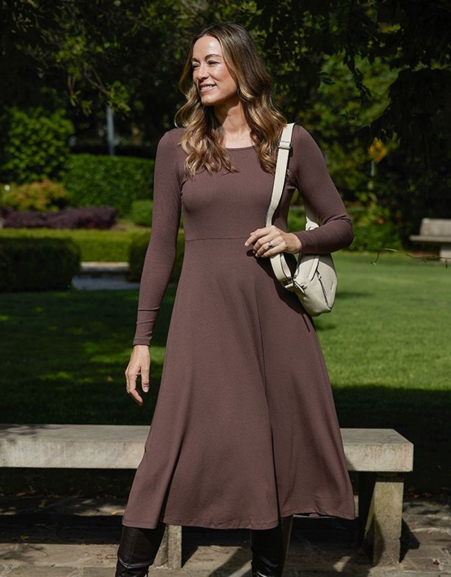 Bamboo Body - Ribbed Olivia Dress