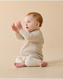 Wilson & Frenchy - Organic Knitted Bubble Growsuit - Babies