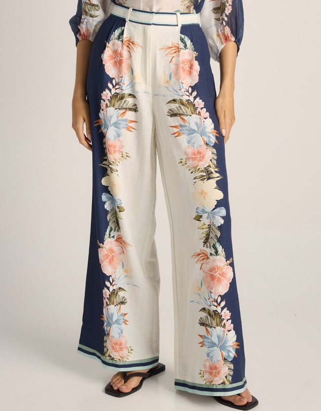 Fate + Becker - Solara Placement Print Pant