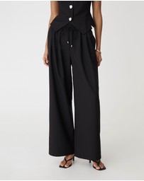 Forcast - Amera Elastic Waist Pants