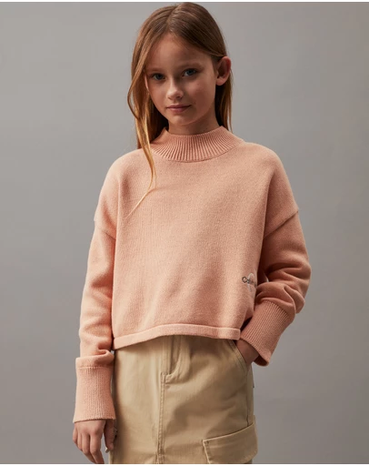 Calvin Klein Jeans - Girls Relaxed Logo Jumper