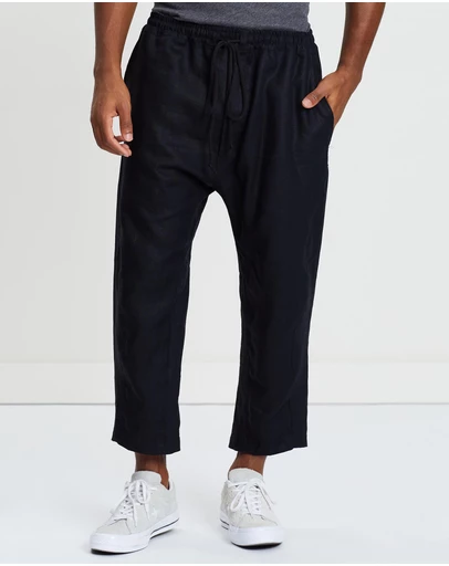 Surrounded By Ghosts - The Eskolaite Linen Drawstring Pants