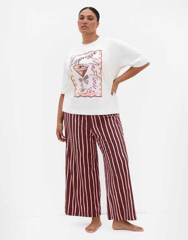 City Chic - Arabella Martini Relaxed Sleep Tee