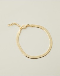 SAINT VALENTINE - Sphinx 3mm Snake Chain Bracelet - Gold