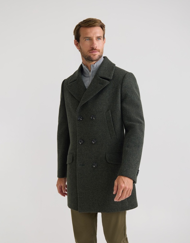 Oxford - Mason Herringbone Wool Coat
