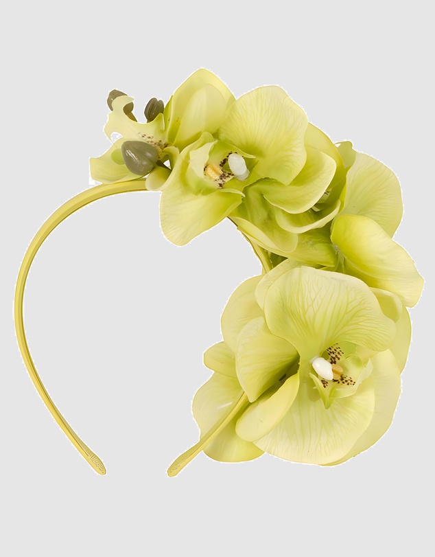 Max Alexander - Lime Orchid Racing Fascinator