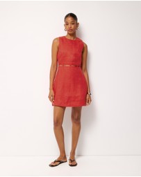 AERE - Noa Linen Mini Dress
