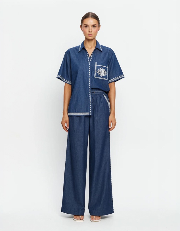 KIVARI - Emile Chambray Pants