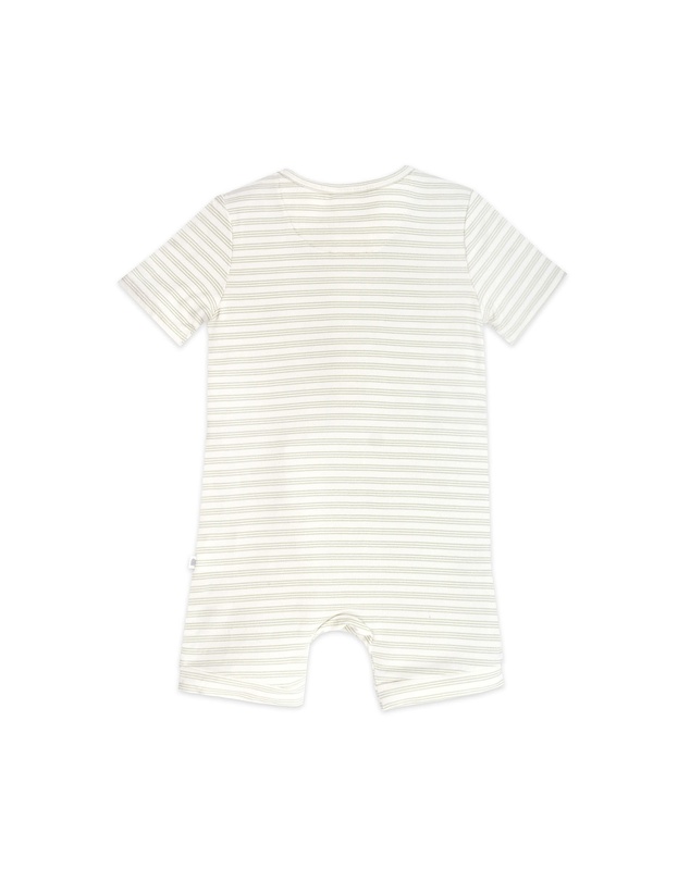Kynd Baby - Day or Night Onesie Short Sleeve in Sage Stripe