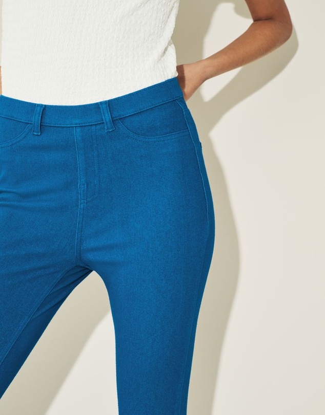 NEXT - Cropped Denim Jersey Leggings