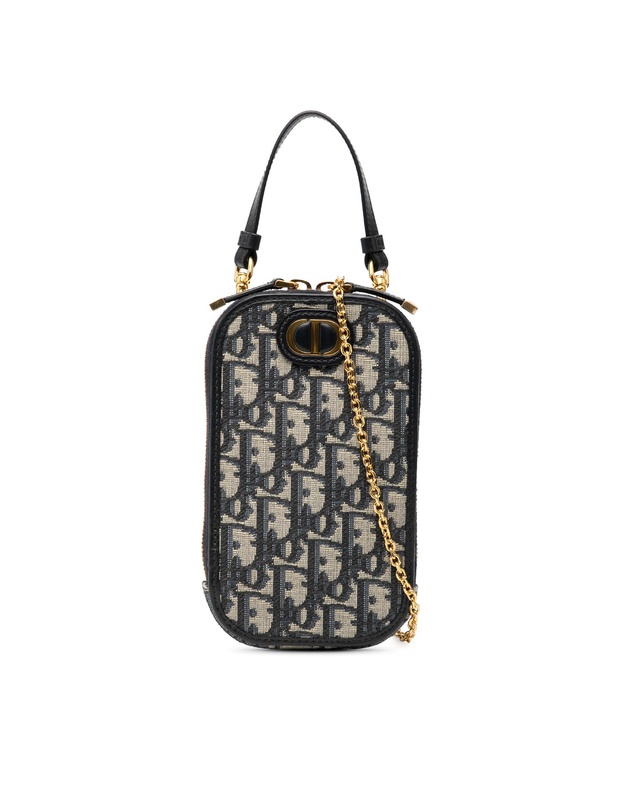 Pre-Loved by Azura Reborn - Pre-Loved Oblique Canvas 30 Montaigne Call in Dior Phone Holder