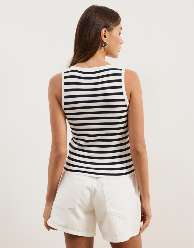 Atmos&Here - Kennedi Stripe Knit Tank