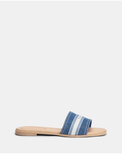 Tommy Hilfiger - Webbing Flat Mules - Women's