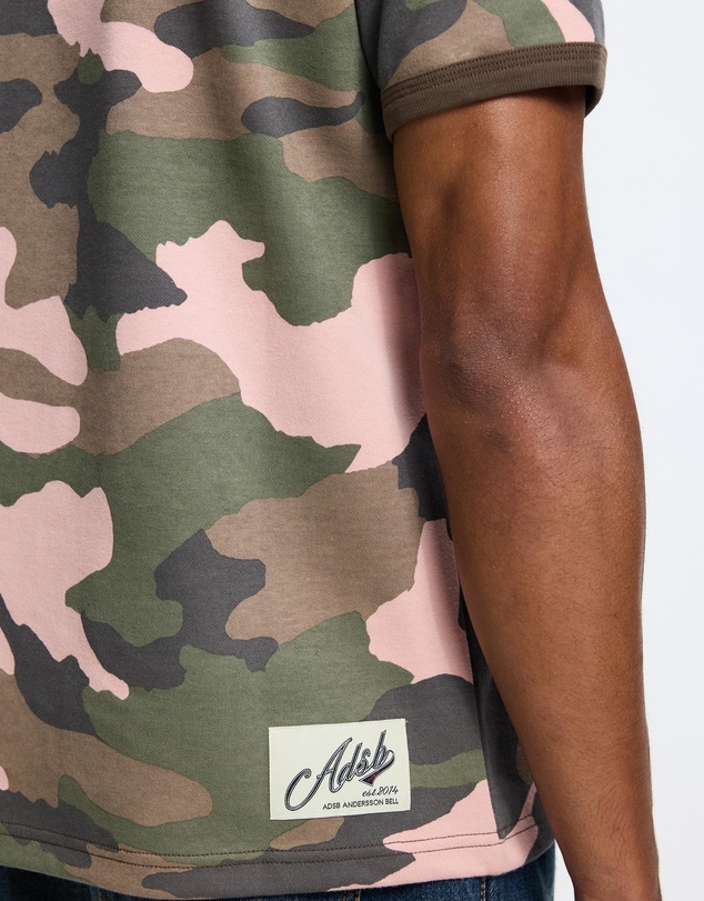 Andersson Bell - Essential Camouflage Ringer T-Shirt
