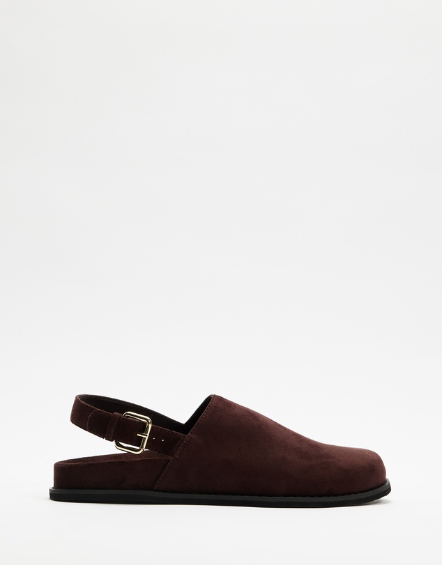 Dazie - Lucy Suede Buckle Mules