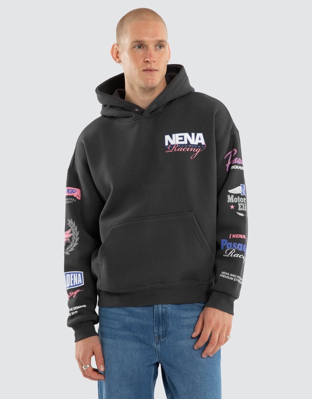 Nena & Pasadena - Stream Box Fit Hoodie