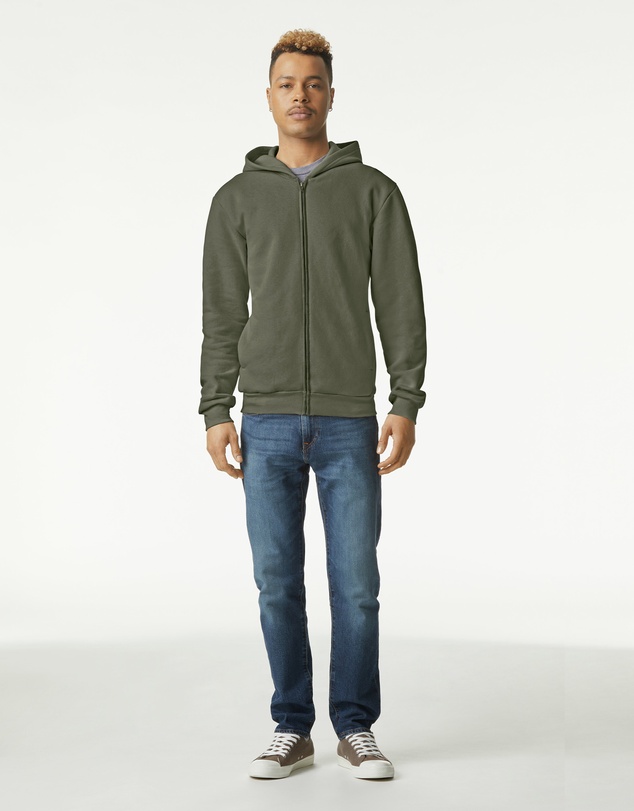 American Apparel - Adult ReFlex Full Zip Hoodie