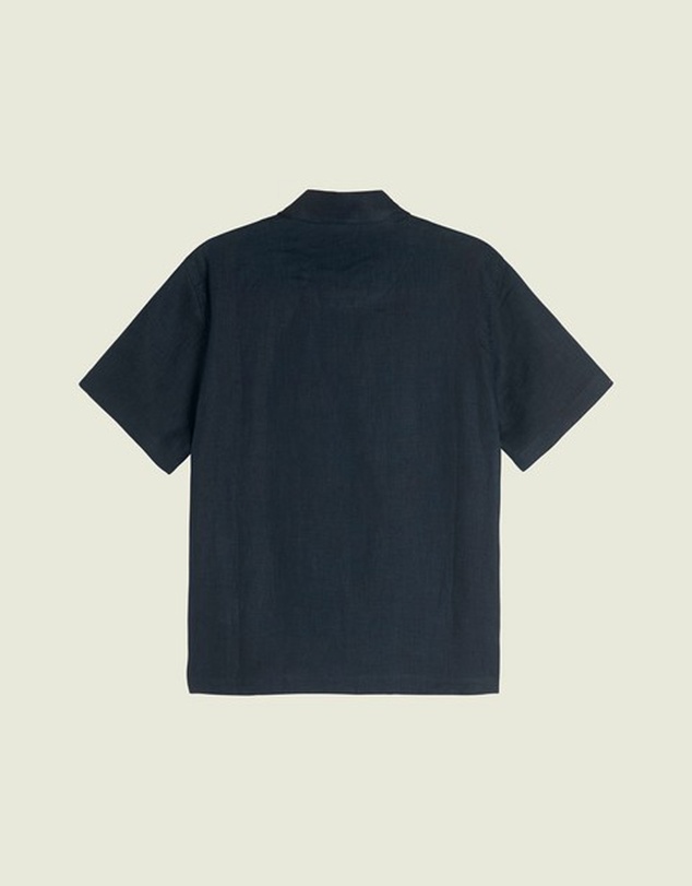 OAS Company - Dark Navy Girona Linen Shirt