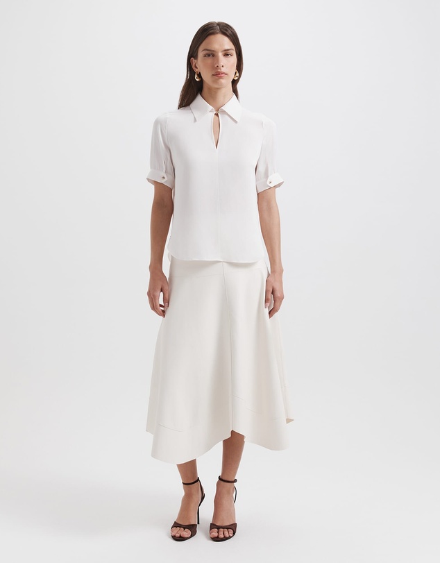 SABA - Sadie Silk Short Sleeve Blouse
