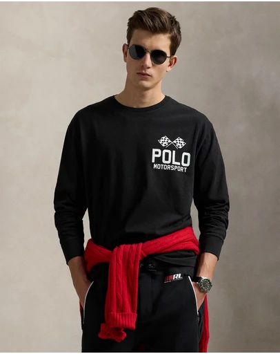 Polo Ralph Lauren - Classic Fit Slub Jersey Graphic T-Shirt